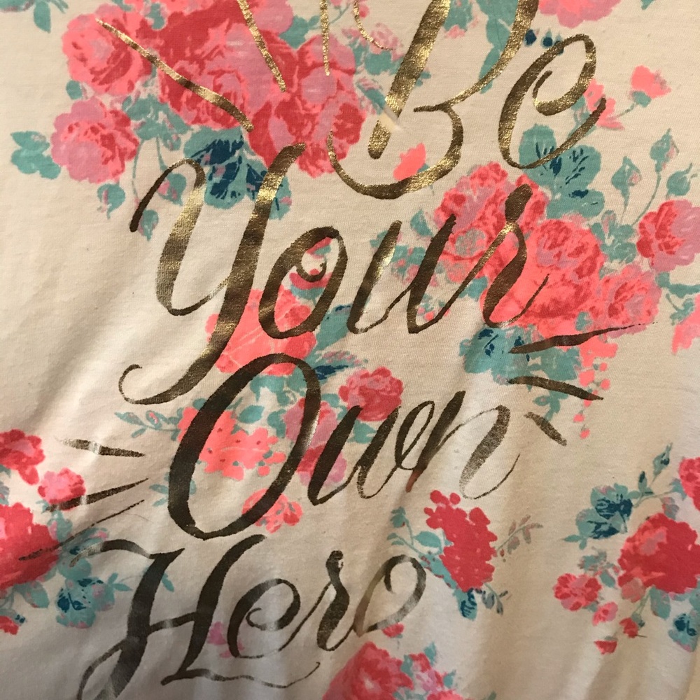 Girls flowered blouse